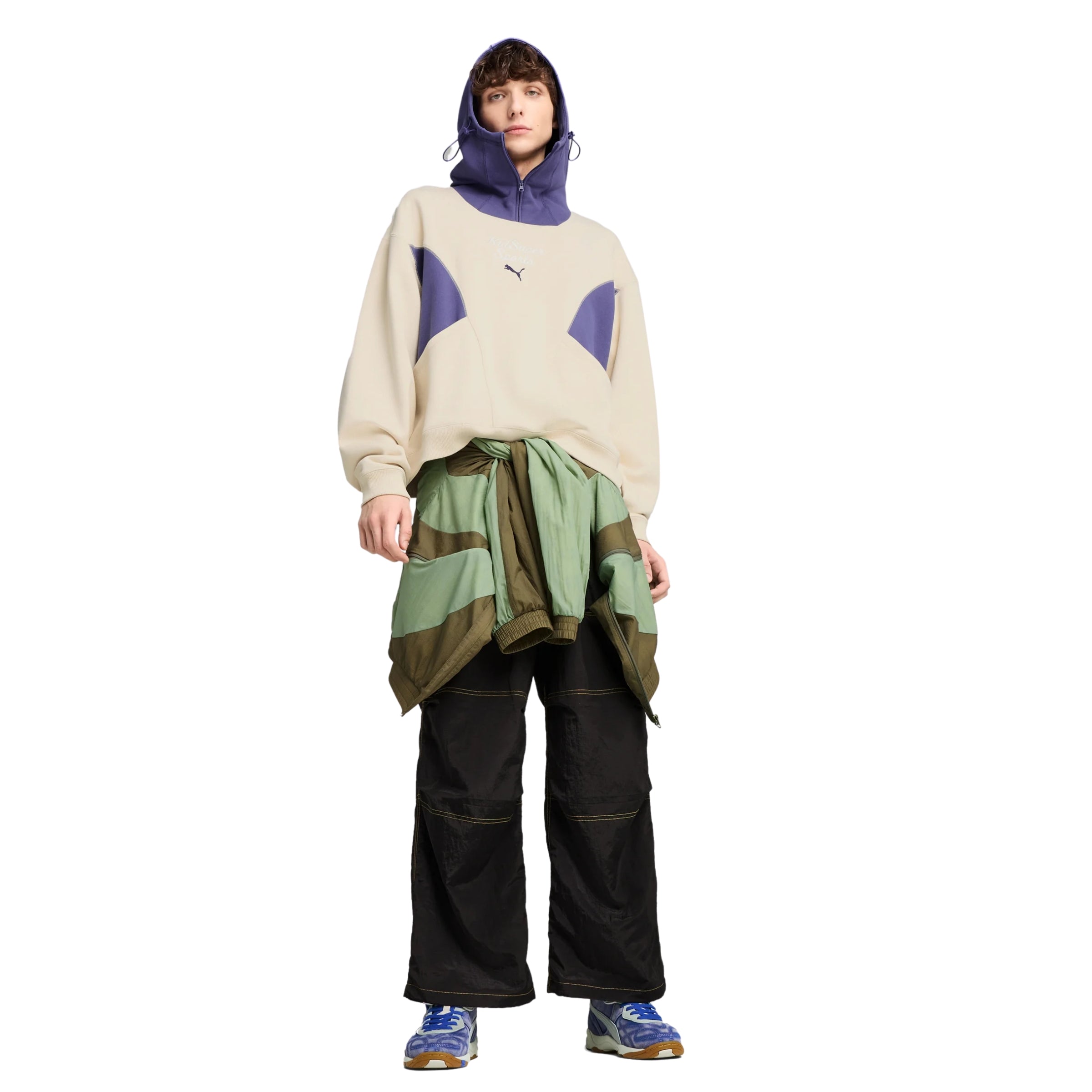 Puma Hoodie X Kidsuper Progress Logo Cream-Navy